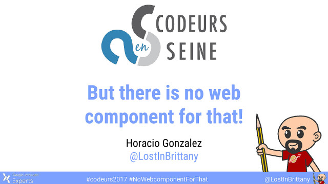 But there is no web component for that slide deck cover