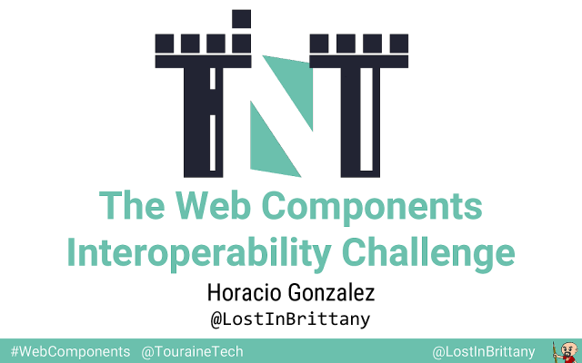 The Web Components interoperability challenge slide deck cover