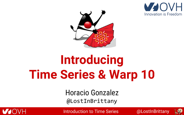 Introducing Time Series & Warp 10 slide deck cover