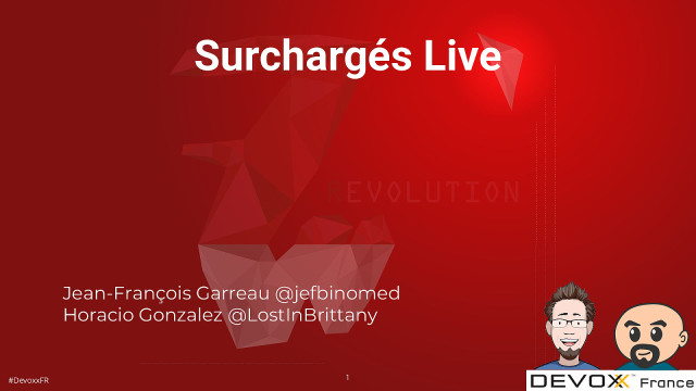 Surchargés Live slide deck cover