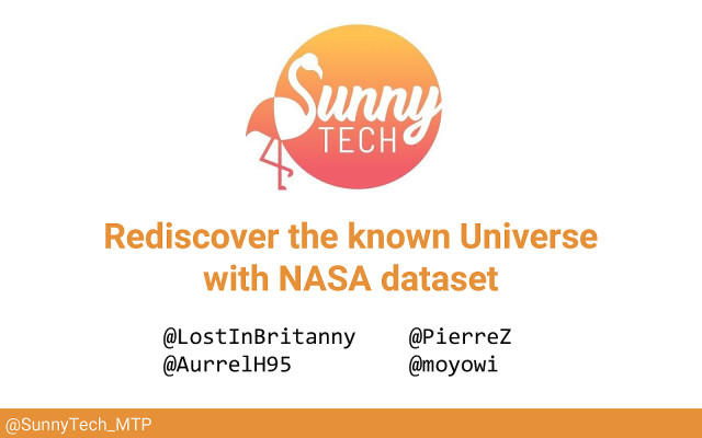 Rediscover the known Universe with NASA dataset slide deck cover