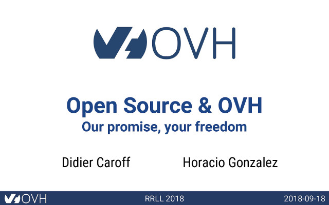 Open Source & OVH slide deck cover