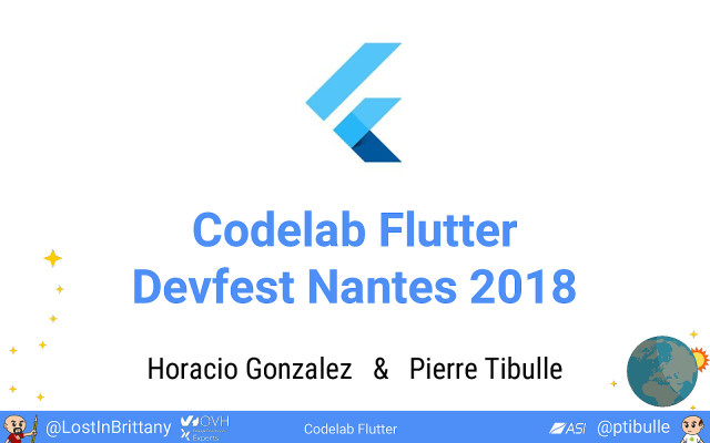 Venez coder votre 1ère application Flutter ! slide deck cover