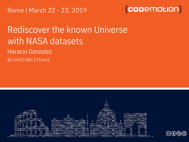  Rediscover the known Universe with NASA datasets slide deck cover