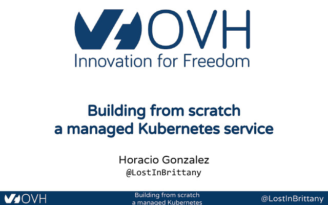 Construir desde cero un servicio Kubernetes administrado slide deck cover