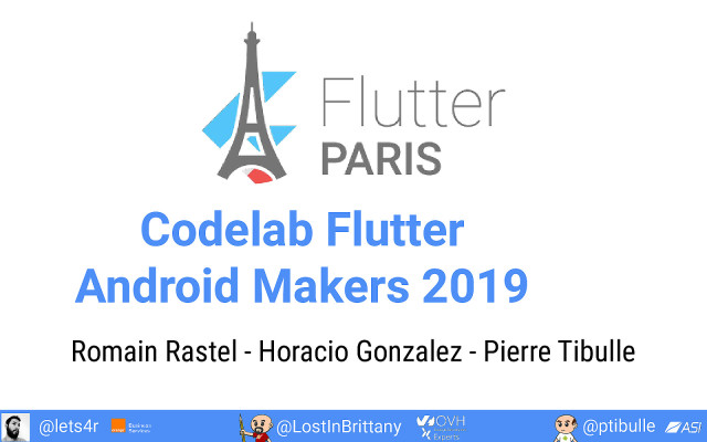 Venez coder votre 1ère application Flutter ! slide deck cover