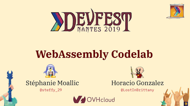 Les mains dans le cambouis avec WebAssembly slide deck cover