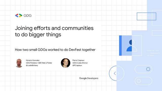 Joining efforts and communities to do bigger things slide deck cover