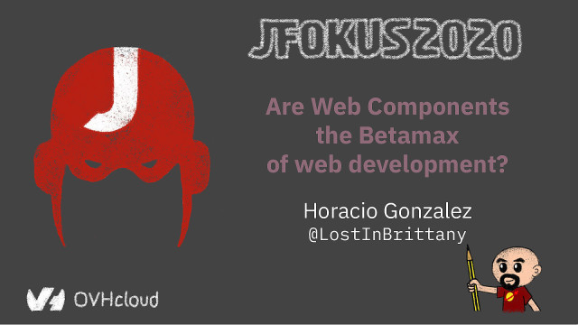 Are Web Components the Betamax of web development? slide deck cover
