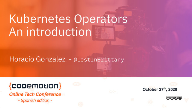 Kubernetes Operators: An introduction slide deck cover