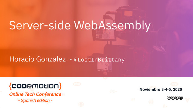 Server-side WebAssembly slide deck cover