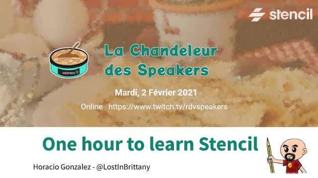 One hour to learn Stencil slide deck cover