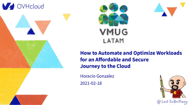 How to Automate and Optimize Workloads for an Affordable and Secure Journey to the Cloud slide deck cover