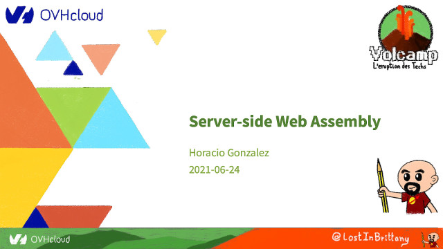 Server-side WebAssembly slide deck cover