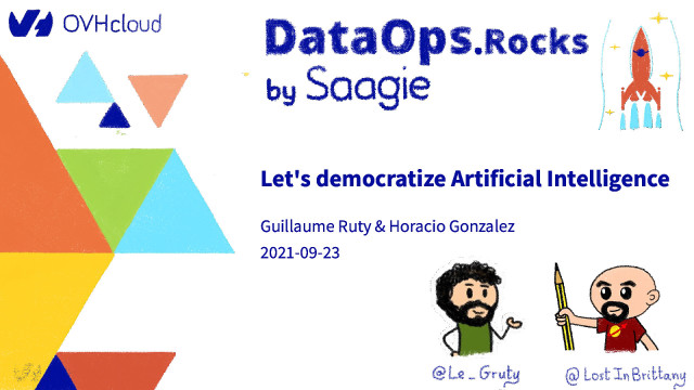 Let’s democratize artificial intelligence! slide deck cover