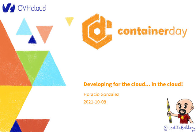 Developing for the cloud… in the cloud! slide deck cover