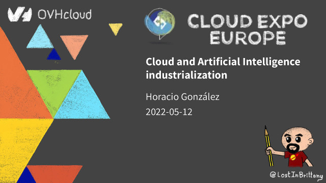 Industrializing AI in the cloud slide deck cover