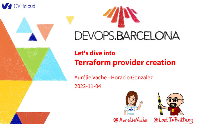 Let’s dive into Terraform provider creation slide deck cover