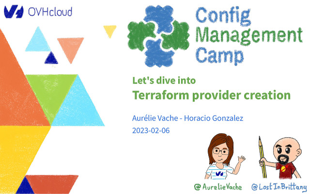Let’s dive into Terraform provider creation slide deck cover