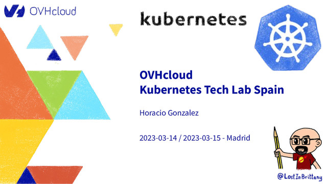OVHcloud Kubernetes Tech Lab Spain slide deck cover