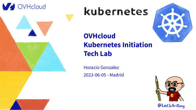 OVHcloud Kubernetes Tech Lab Spain slide deck cover