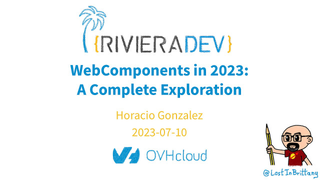 WebComponents in 2023: A Comprehensive Exploration slide deck cover