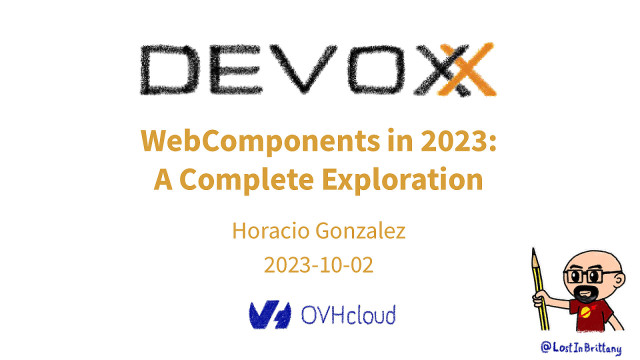 WebComponents in 2023: A Comprehensive Exploration slide deck cover