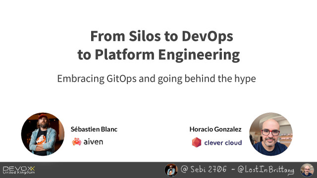 From Silos to DevOps to Platform Engineering: embracing GitOps and going behind the hype slide deck cover