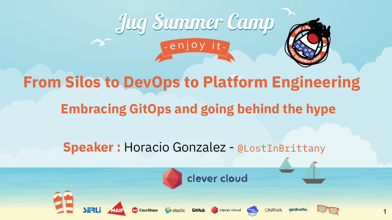From Silos to DevOps to Platform Engineering: embracing GitOps and going behind the hype slide deck cover
