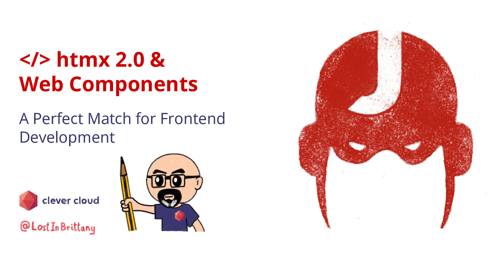 htmx 2.0 & Web Components: A Perfect Match for Frontend Development slide deck cover