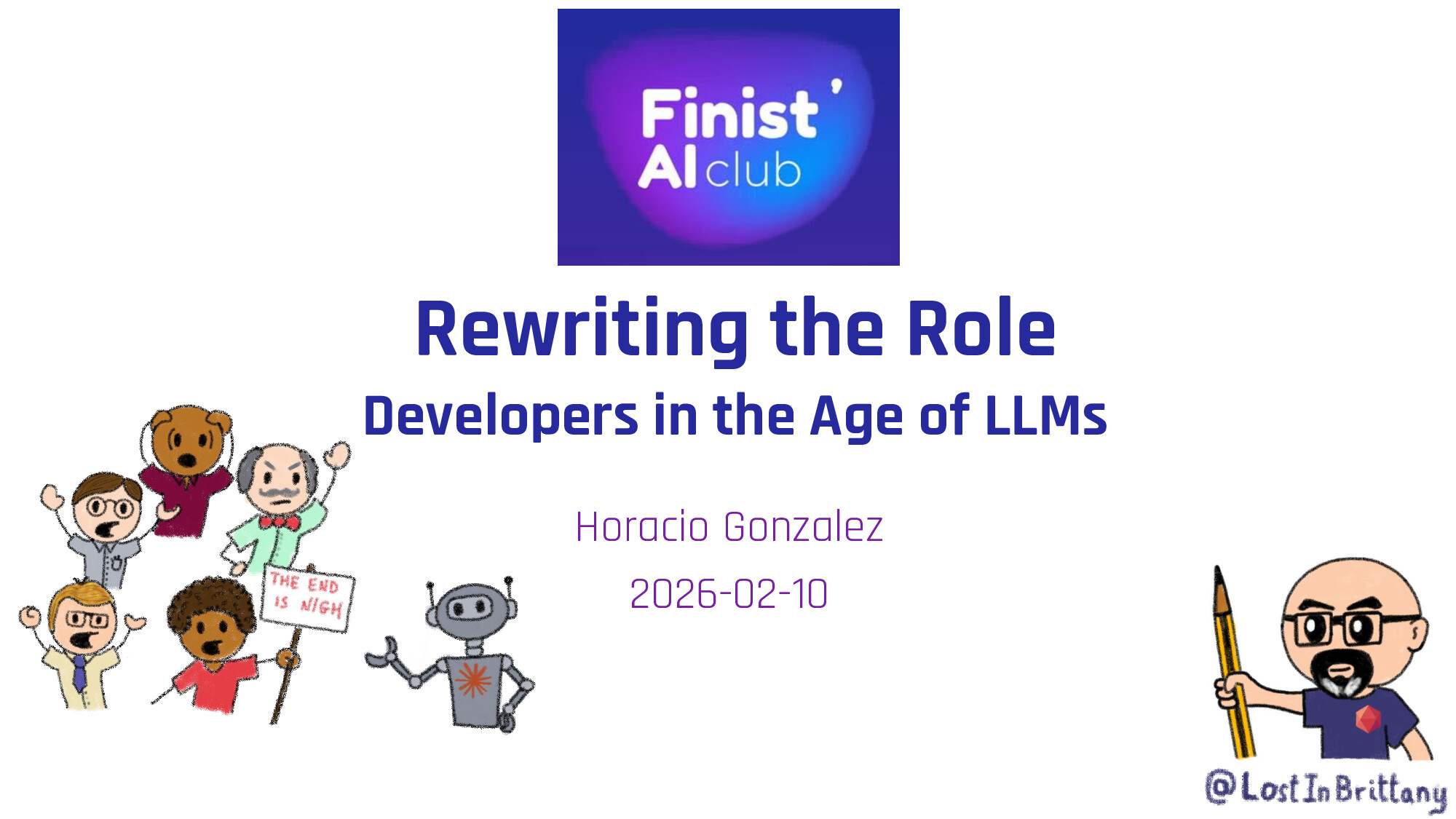 Rewriting the role: Developers in the age of LLM slide deck cover