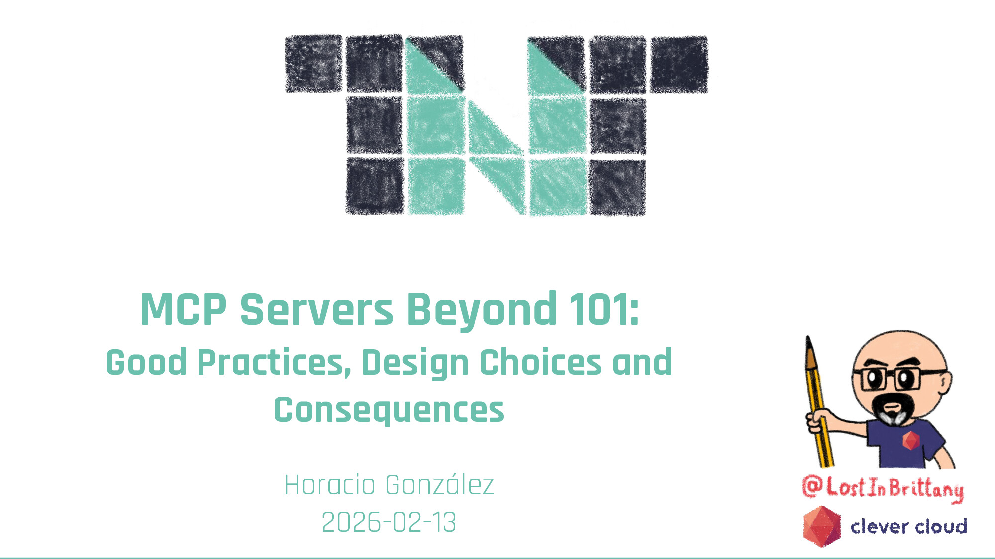 MCP Servers Beyond 101: Good Practices, Design Choices and Their Consequences slide deck cover